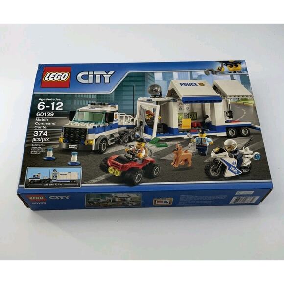 LEGO 60139 City Mobile Command Center Set NIB SEALED Police Officer Dog Truck - Picture 1 of 5
